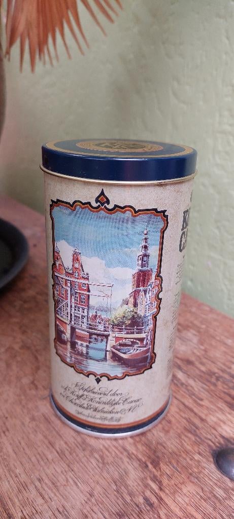 Oude blikken doos Korff Cacao, Ophalen of Verzenden, Nieuw, Koffie, Overige merken