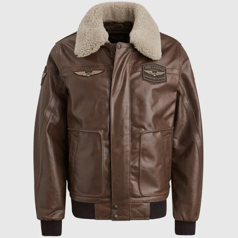 PME Legend Hudson Bomber Jacket, Ophalen, Bruin, Overige maten, Zo goed als nieuw
