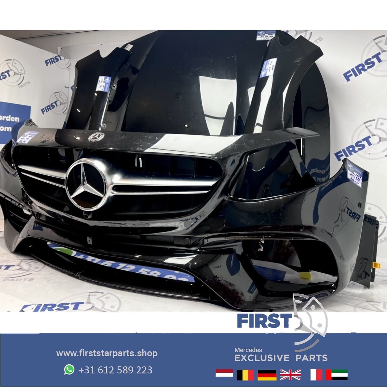 W213 S213 E63 AMG VOORKOP COMPLEET Mercedes E Klasse 2016-20, Auto-onderdelen, Gebruikt, -, Voor, Ophalen of Verzenden