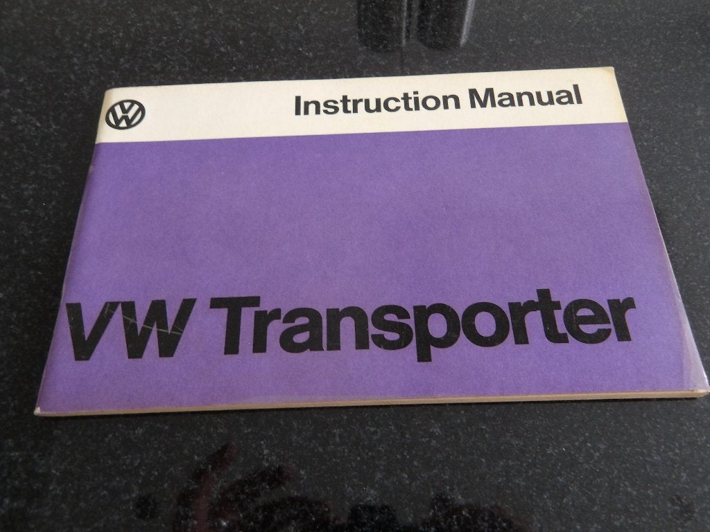 Volkswagen VW Transporter - Instructieboekje EN, Auto diversen, Handleidingen en Instructieboekjes, Verzenden