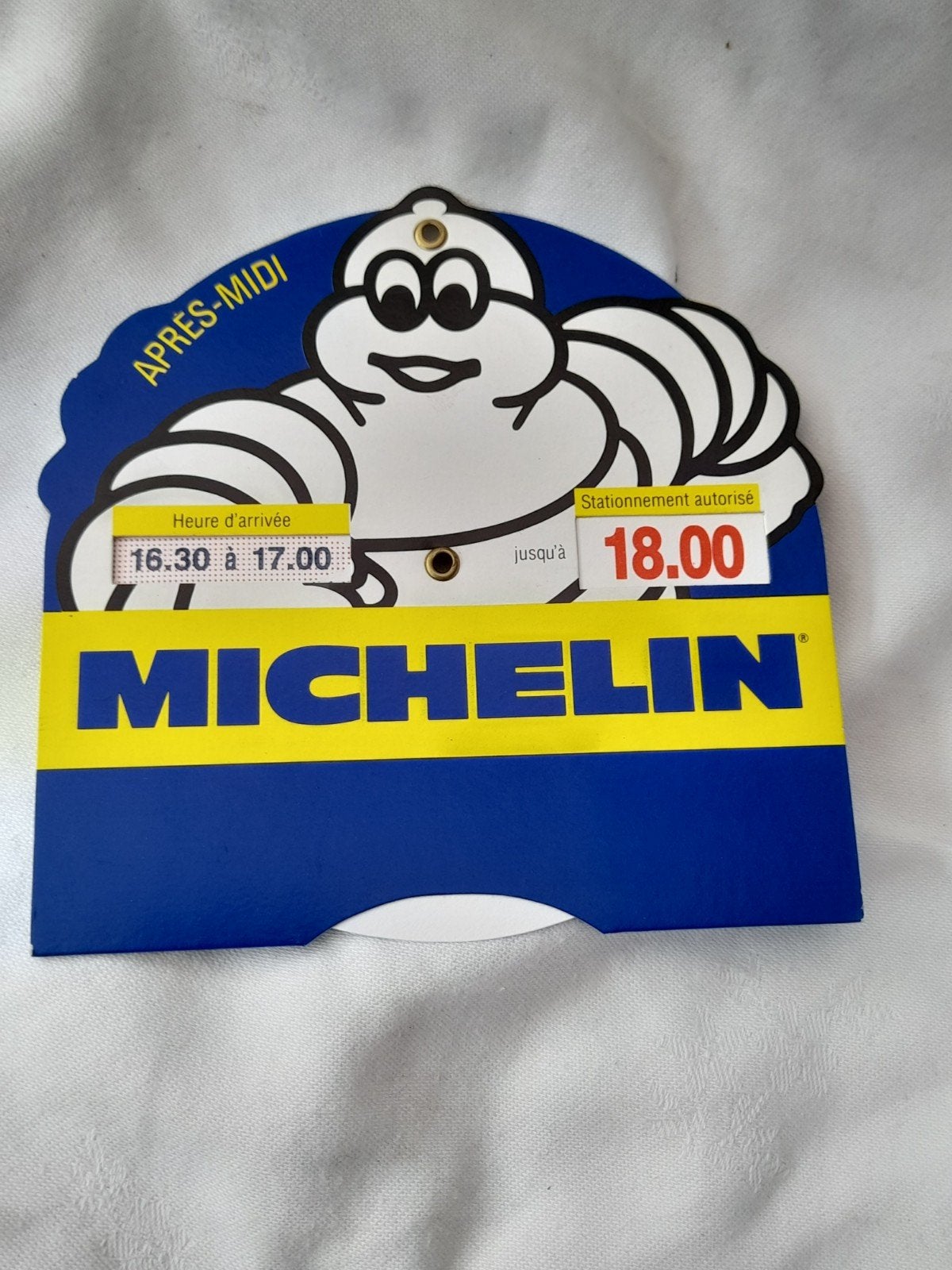 Oudere Michelin parkeerkaart - Vintage Bibendum, Ophalen of Verzenden, Gebruikt