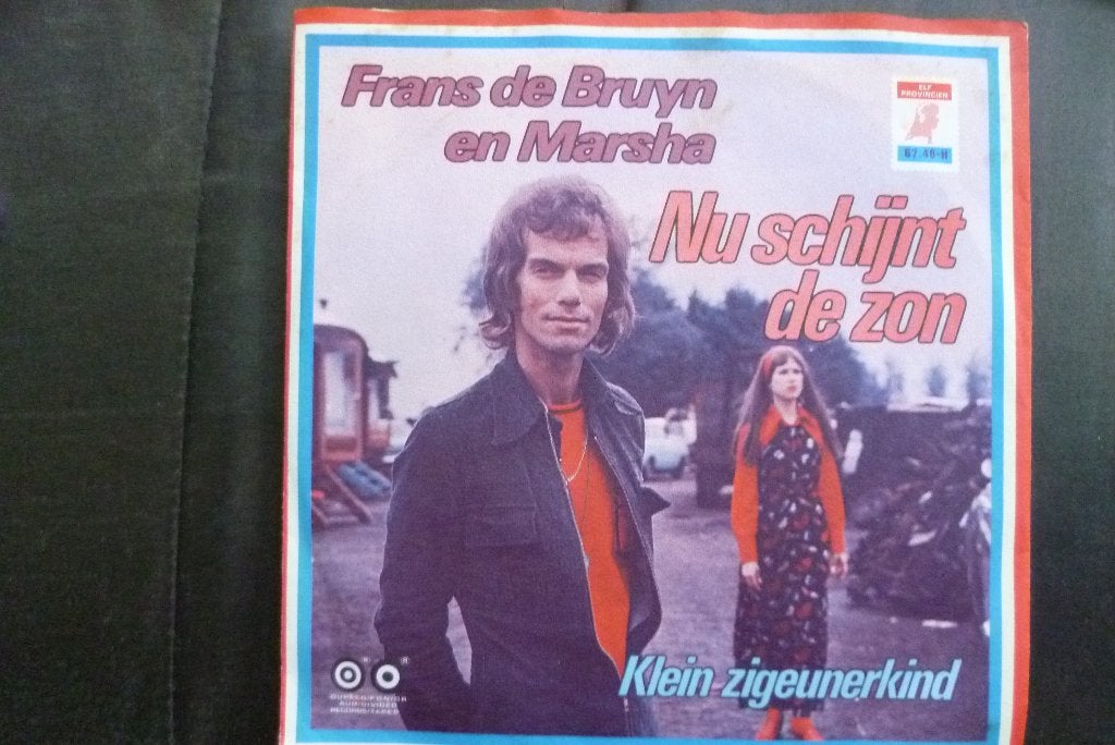 Frans de Bruyn en Marsha - Nu schijnt de zon (Single), Cd's en Dvd's, 7 inch, Zo goed als nieuw, Overige typen, Nederlandstalig