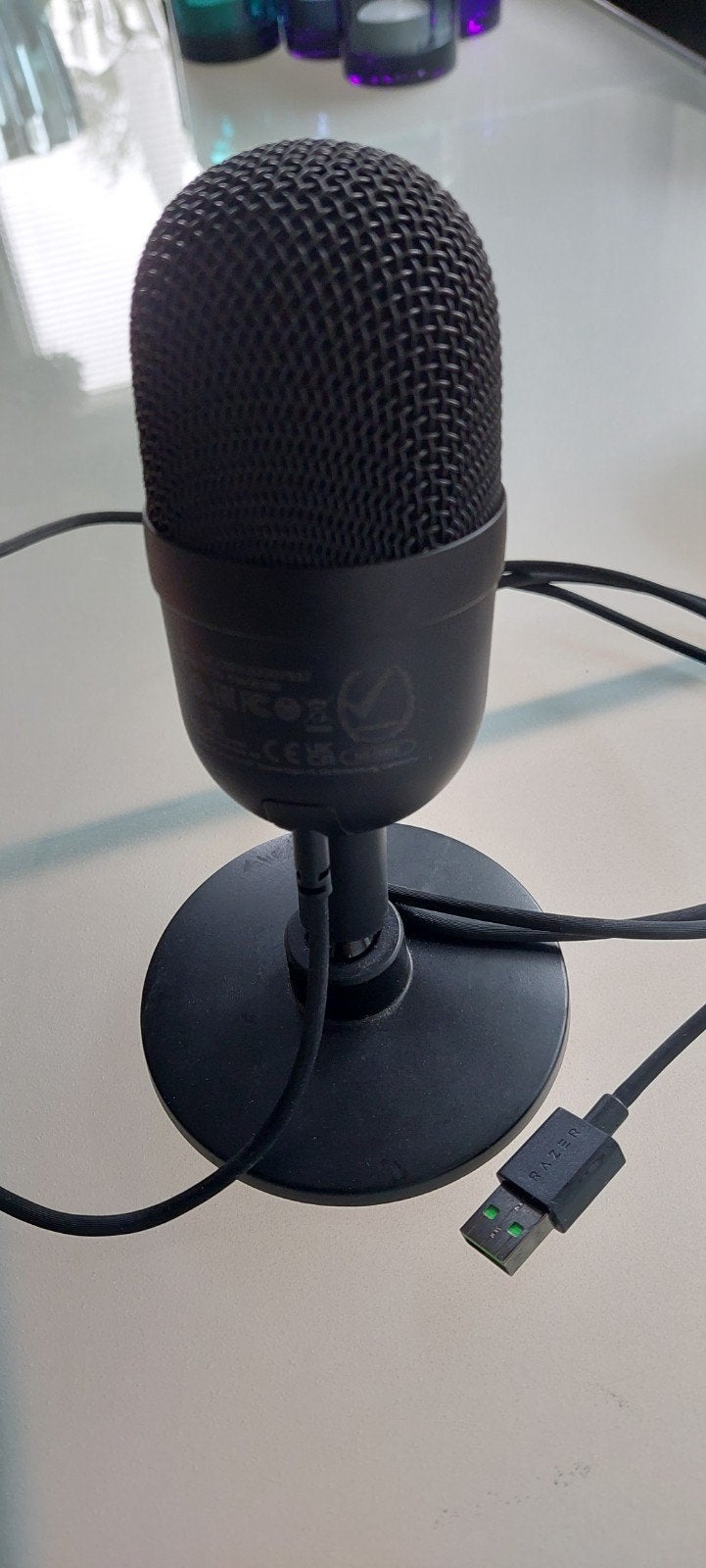 Razer Seiren Mini USB Microfoon - Zwart, Muziek en Instrumenten, Ophalen of Verzenden, Zo goed als nieuw, Studiomicrofoon