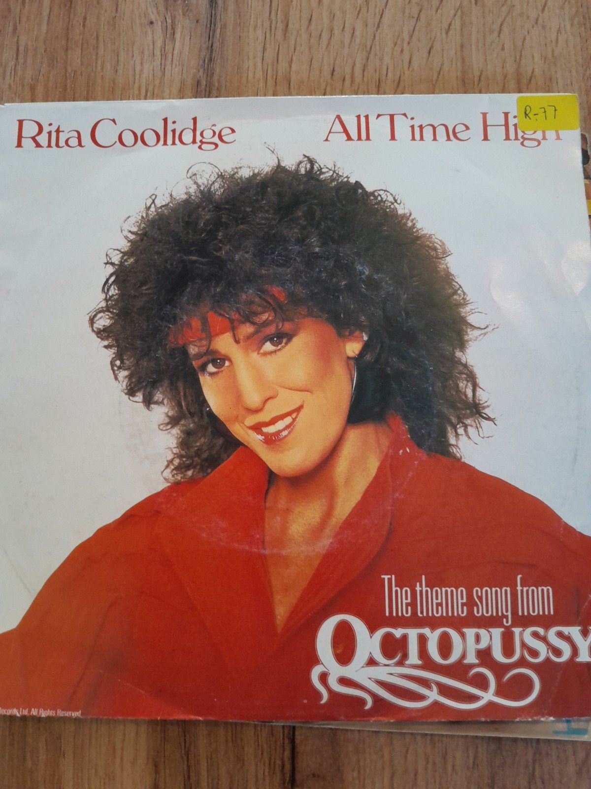 Rita coolidge 7inch all time high, Ophalen of Verzenden, Zo goed als nieuw, Pop