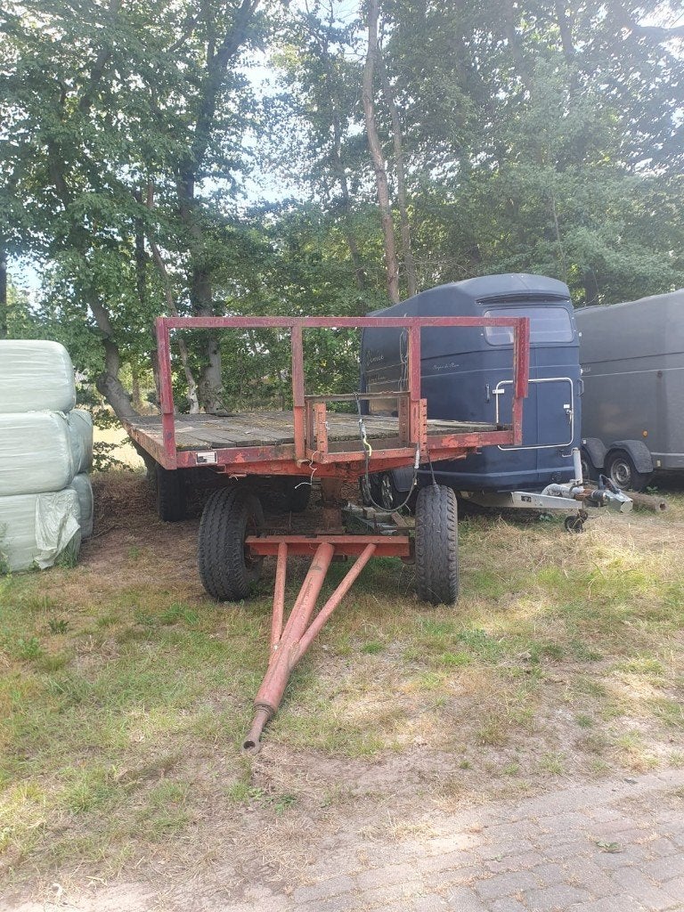 platte aanhangwagens 6 meter en 4.60 meter, Ophalen, Gebruikt