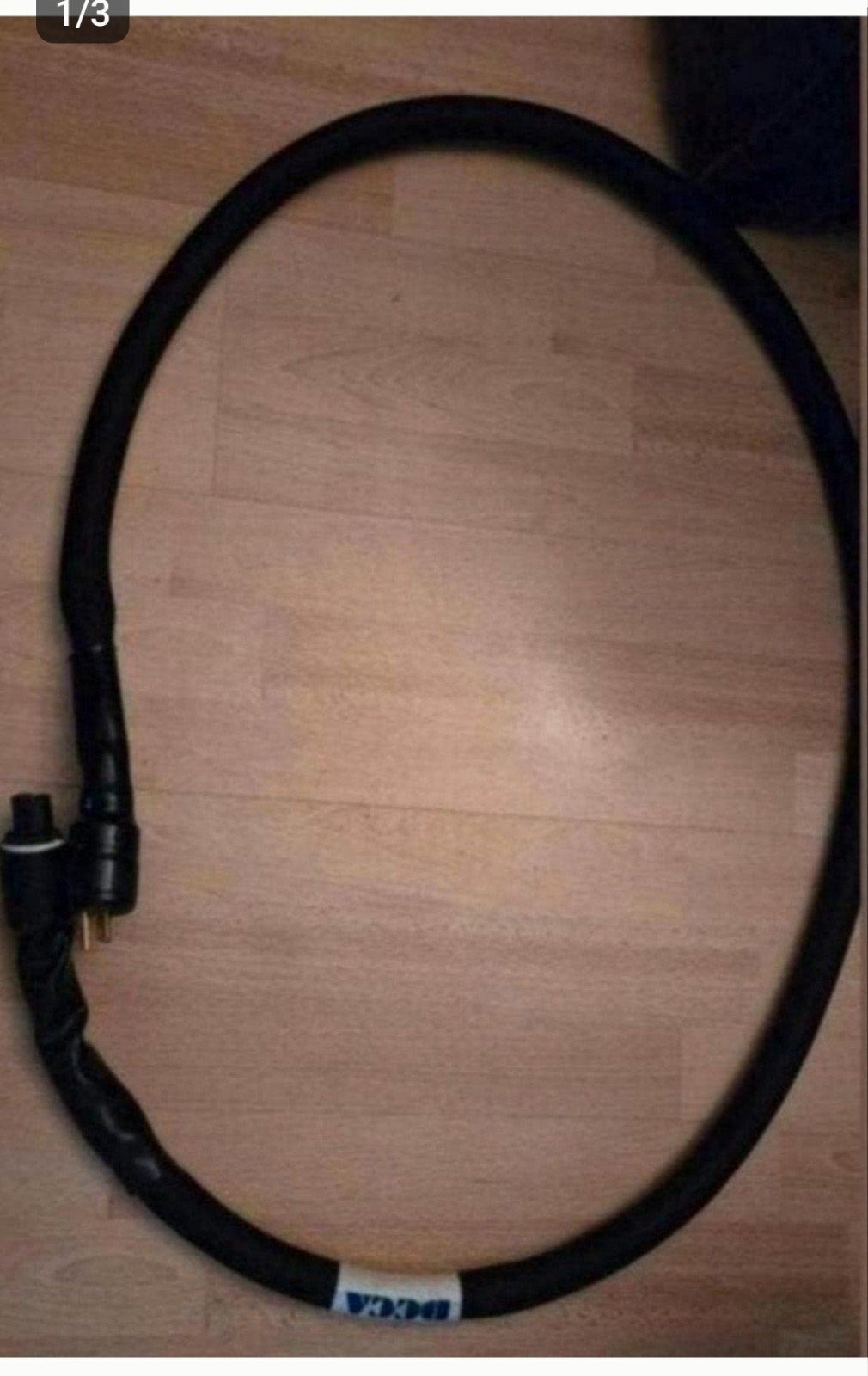 DCCA Audio (USA) The Source referentie netsnoer voor tubes a, Ophalen of Verzenden, Minder dan 2 meter, Interlink-kabel