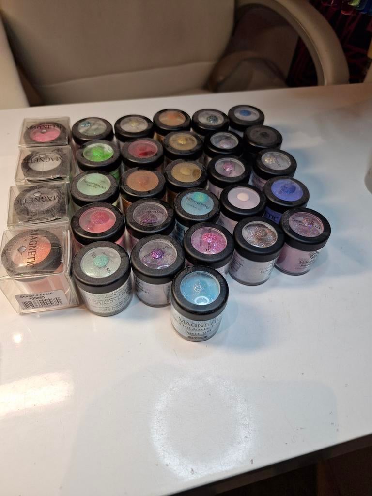 Magnetic Acryl Poeder voor Nagels - Diverse Kleuren, Ophalen of Verzenden, Gebruikt, Overige kleuren, Handen en Nagels