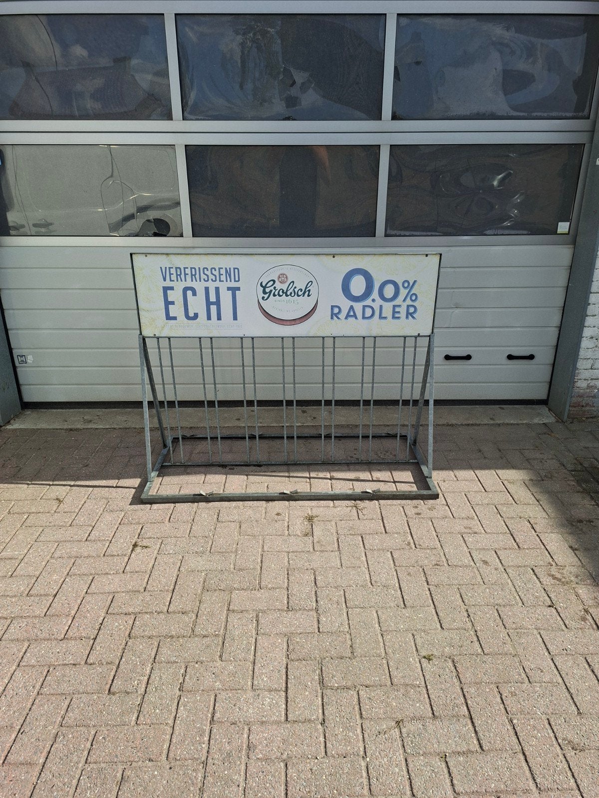 Fietsenrek Grolsch, Ophalen, Gebruikt
