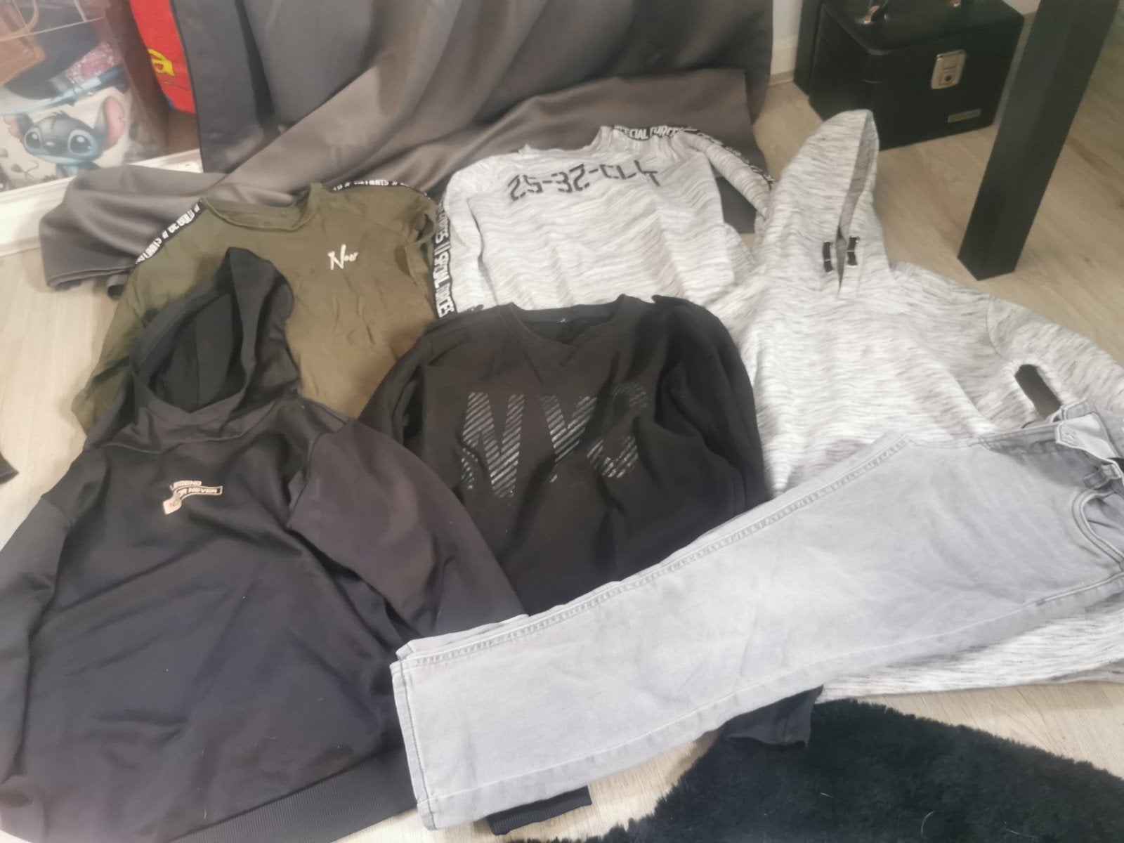 Jongenskleding pakket maat 134/140 - truien, hoodie en broek, Ophalen of Verzenden, Gebruikt, Maat 134