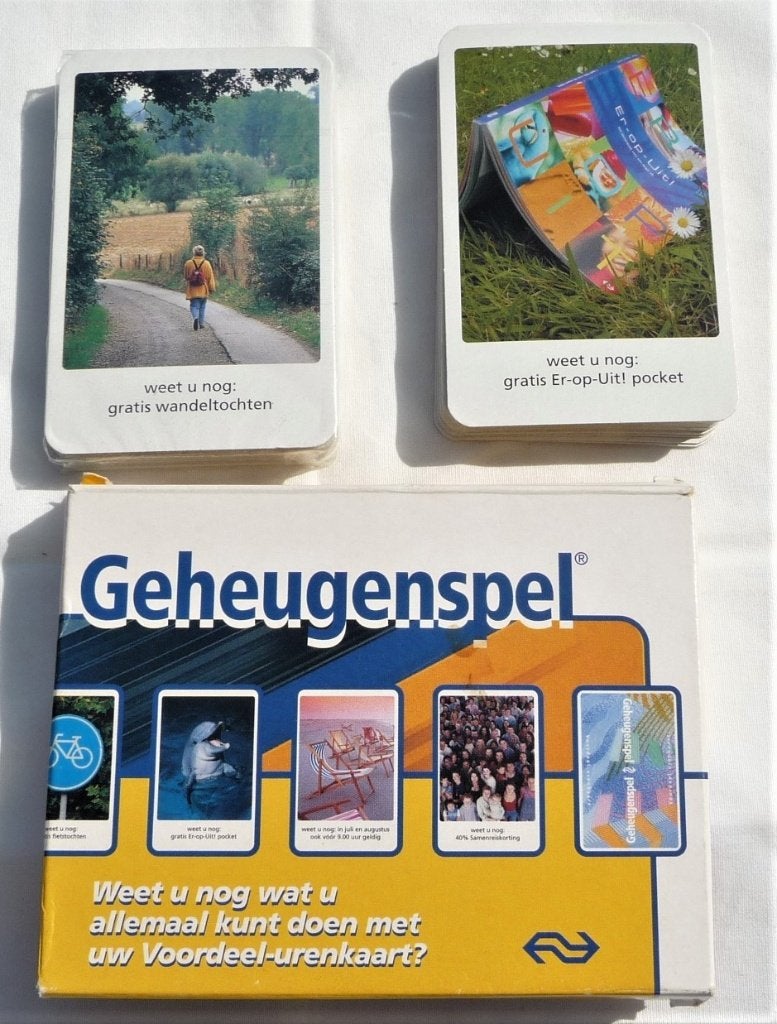 KAARTSPEL VAN DE SPOORWEGEN VINTAGE, NIEUW, Verzenden, Nieuw, Trein, Overige typen