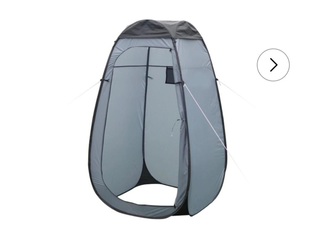 Camping douche tent, Ophalen, Gebruikt