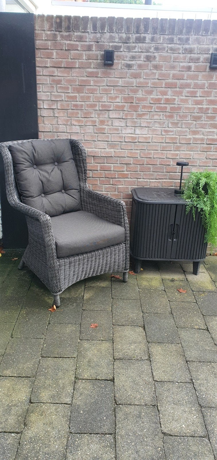 wicker tuinstoel nieuw met kussen, Ophalen, Nieuw, Wicker, 2 zitplaatsen