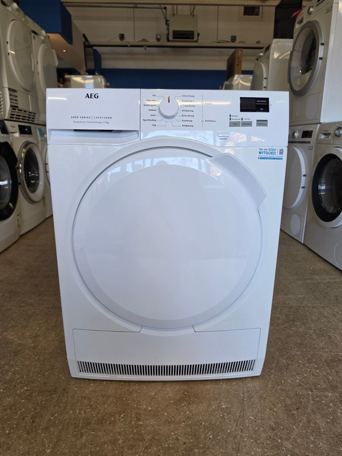 AEG 6000 Series condensdroger | 7 kilo | Gratis thuis 🚚✅️, AEG, Jirnsum, 6 tot 8 kg, Anti-kreukfase