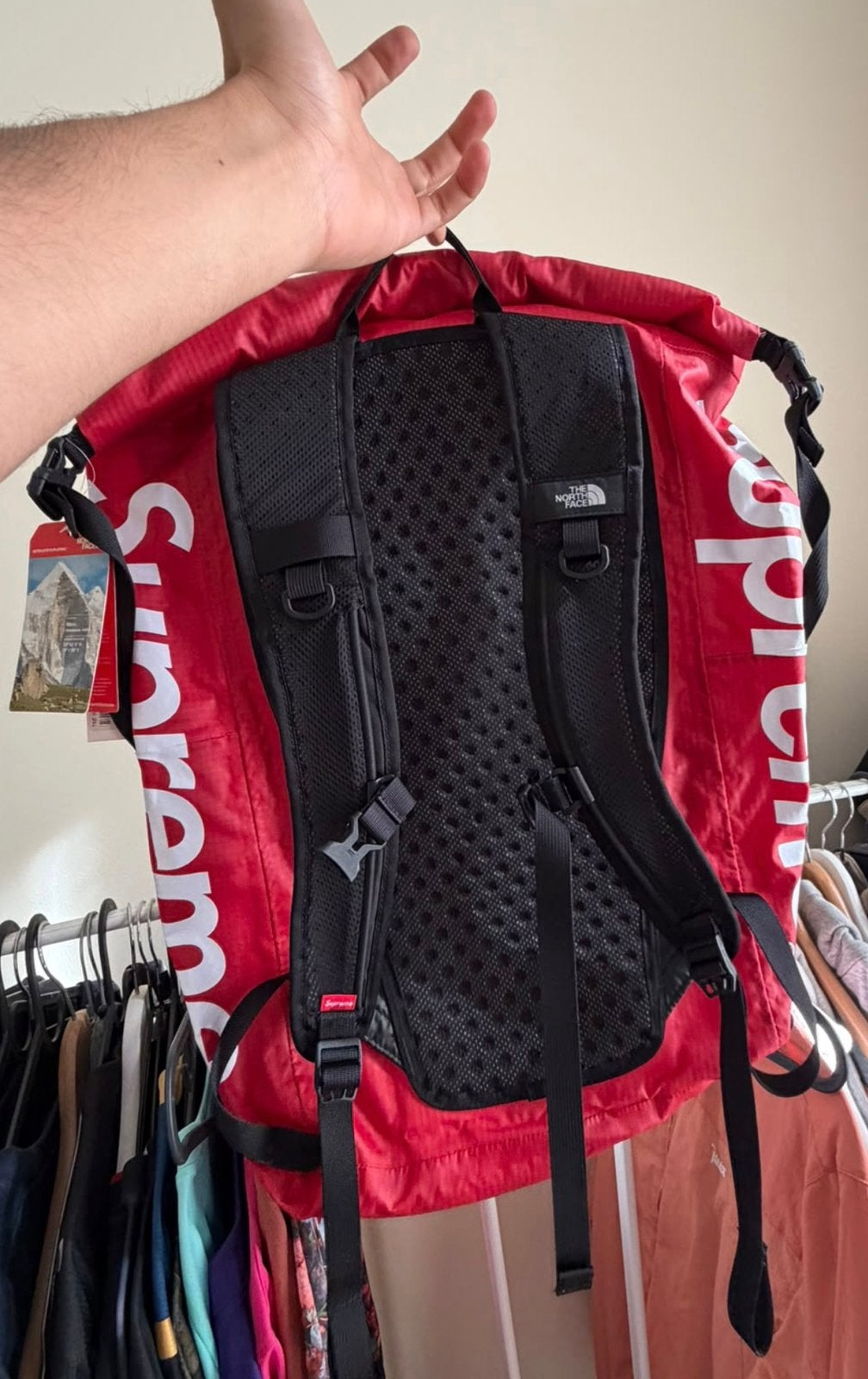 Supreme  The North Face SS17 2017 Waterproof Backpack, Ophalen, Zo goed als nieuw