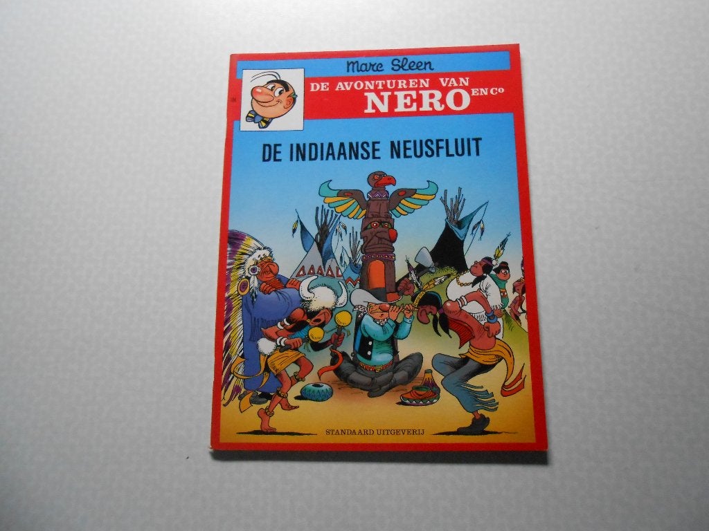 Nero 104 De Indiaanse neusfluit 1987. 1 ste druk., Marc Sleen, Eén stripboek, Ophalen of Verzenden, Zo goed als nieuw