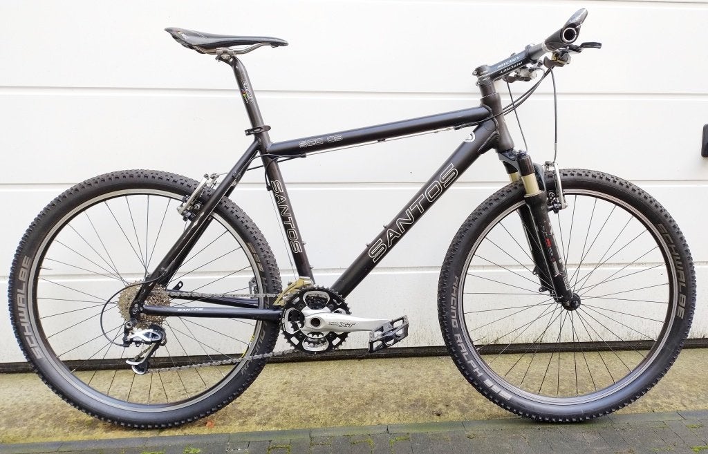 Santos SCC03, 2007 26”, mat zwart, mountainbike, Hardtail, Ophalen, Gebruikt, Overige merken