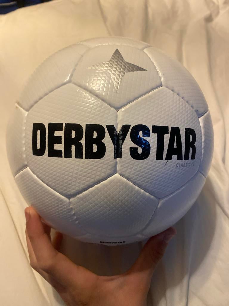 Witte Derbystar Classic TT voetbal - Maat 5, Ophalen of Verzenden, Zo goed als nieuw, Bal