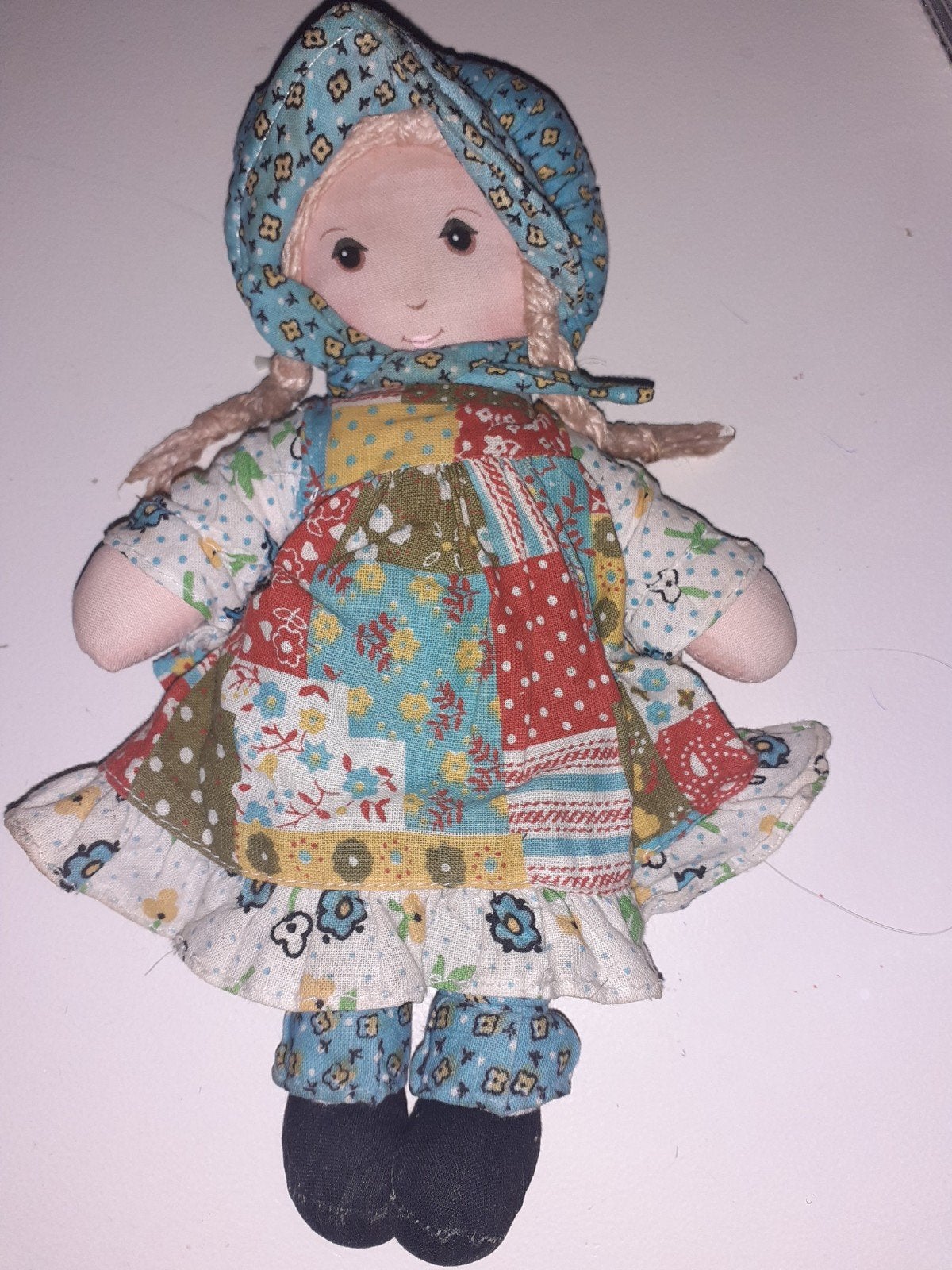 Vintage Holly Hobbie Lapjespop Jaren '70 - Knickerbocker, Ophalen of Verzenden, Gebruikt, Overige typen