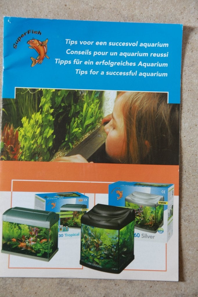Handleiding voor SuperFish aquarium, Ophalen of Verzenden, Zo goed als nieuw, Overige typen, Superfish