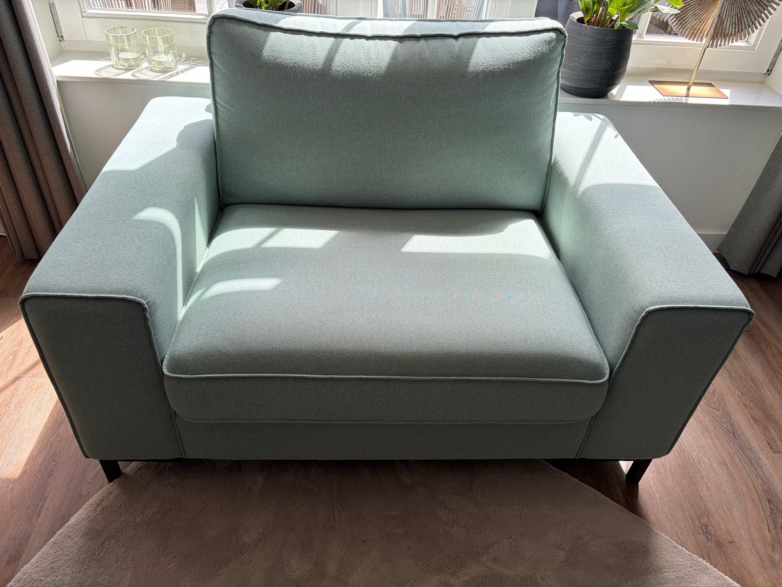 Feelings Loveseat Mint -, Huis en Inrichting, Banken | Complete zithoeken, Gebruikt, Stof, Ophalen of Verzenden