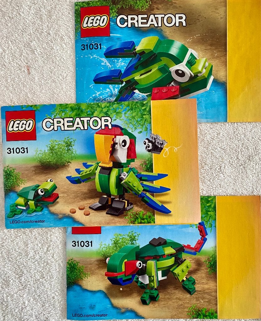 LEGO Creator 31031 Rainforest Animals (compleet), Lego, Inclusief instructies, Ophalen of Verzenden, Zo goed als nieuw