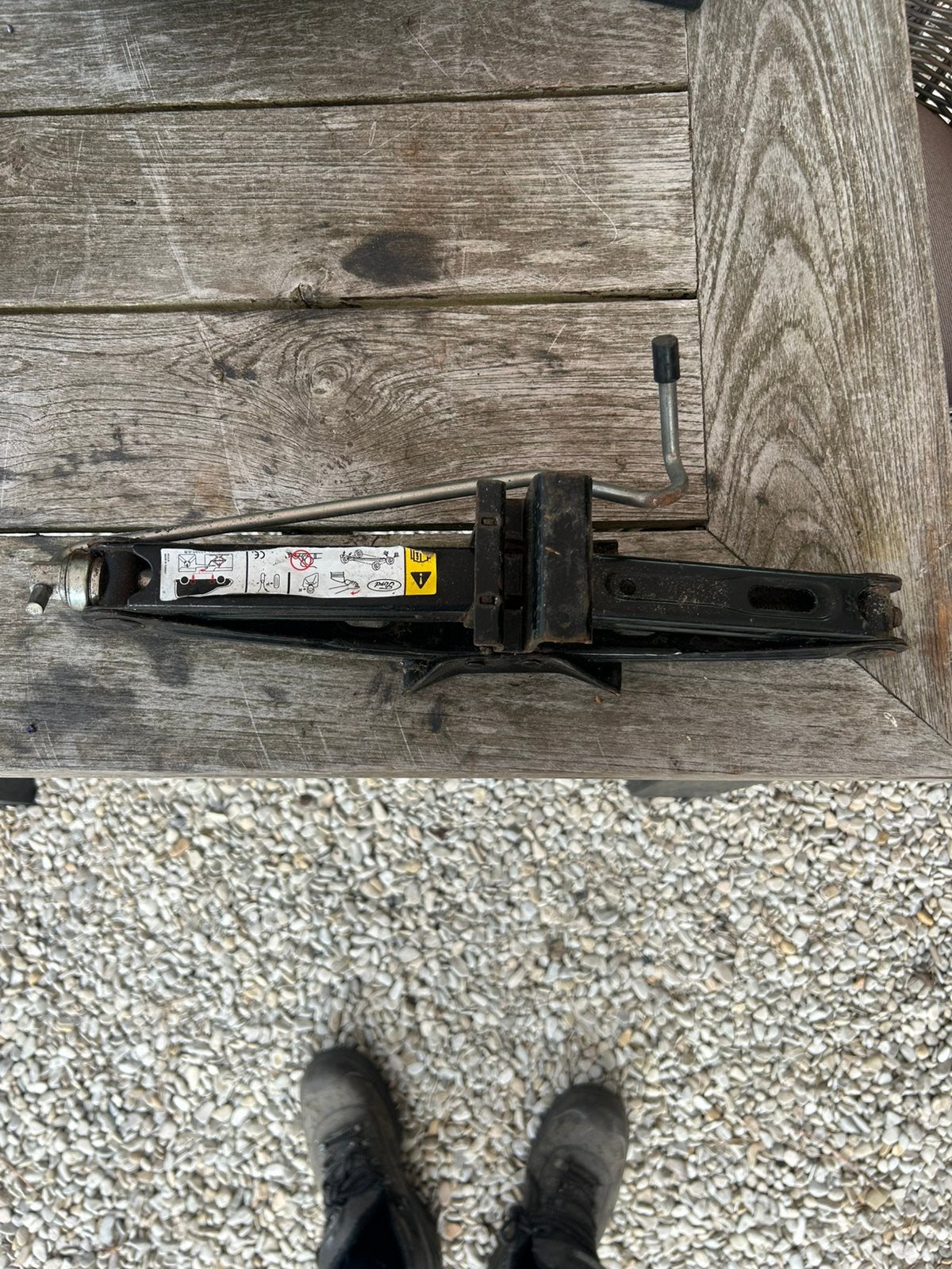 auto krik, Ophalen, Gebruikt, Manueel, Schaarkrik