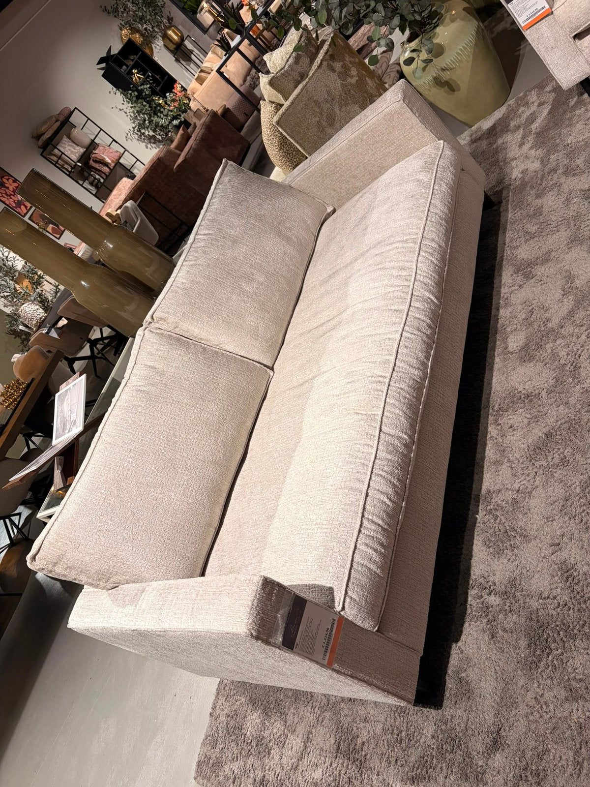 Room108 Bank Gigi 204x100cm van€1224 voor €673,-, Ophalen, Zo goed als nieuw, 75 tot 100 cm, Tweepersoons
