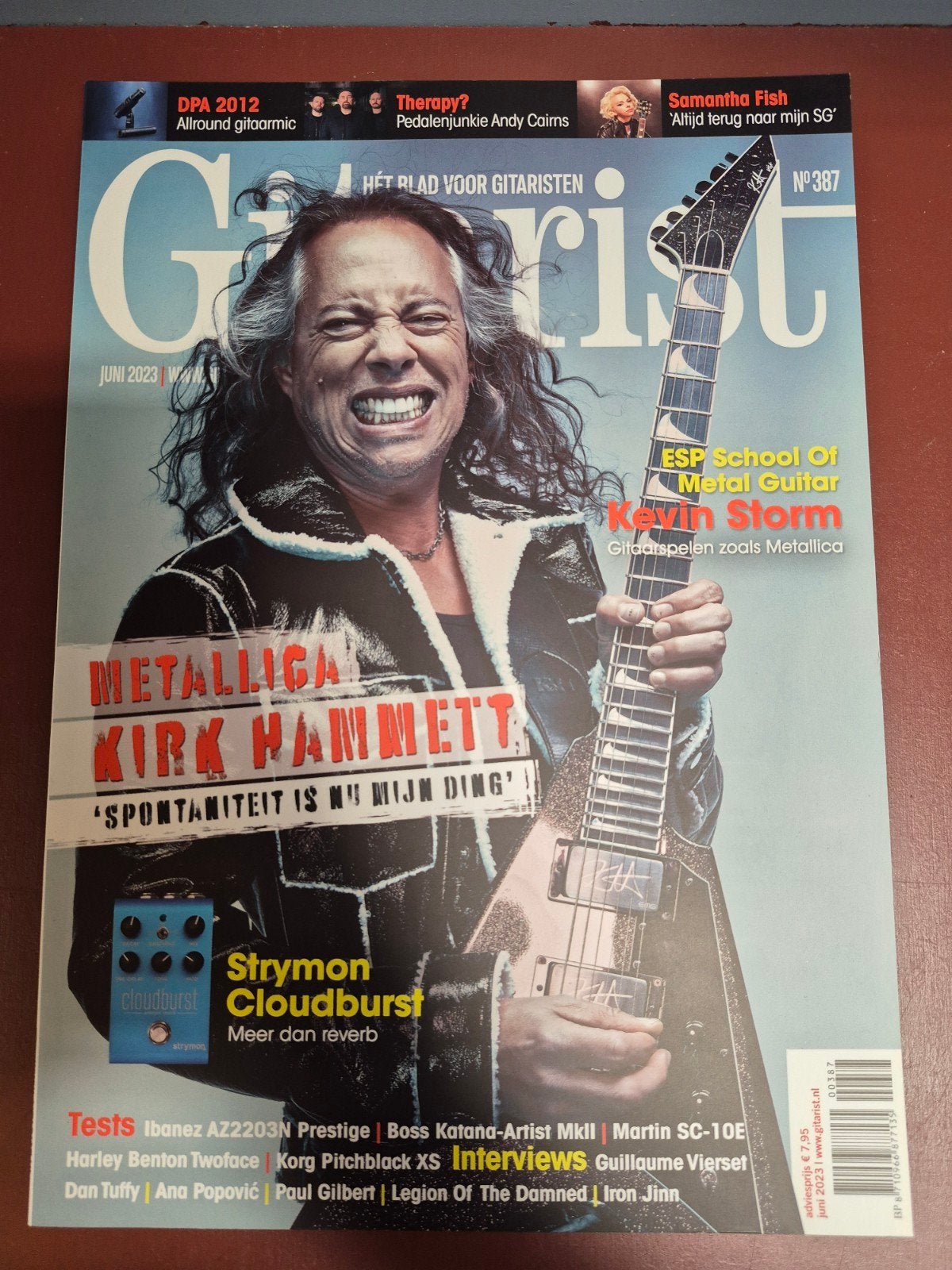 Gitarist Magazine Juni 2023 - Kirk Hammett Metallica, Ophalen of Verzenden, Nieuw