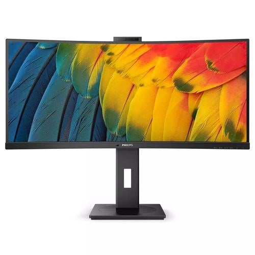 Philips  Curved Monitor 34 inch USB-C Webcam 34B1U5600CH/0, Computers en Software, Monitoren, IPS, Curved, Nieuw, Ophalen of Verzenden