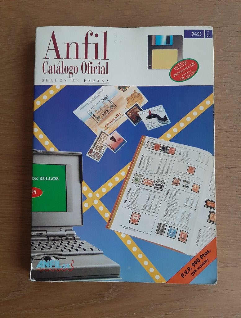 Anfil Postzegel Catalogus Spanje 1994 - 95, Postzegels en Munten, Postzegels | Toebehoren, Ophalen, Catalogus