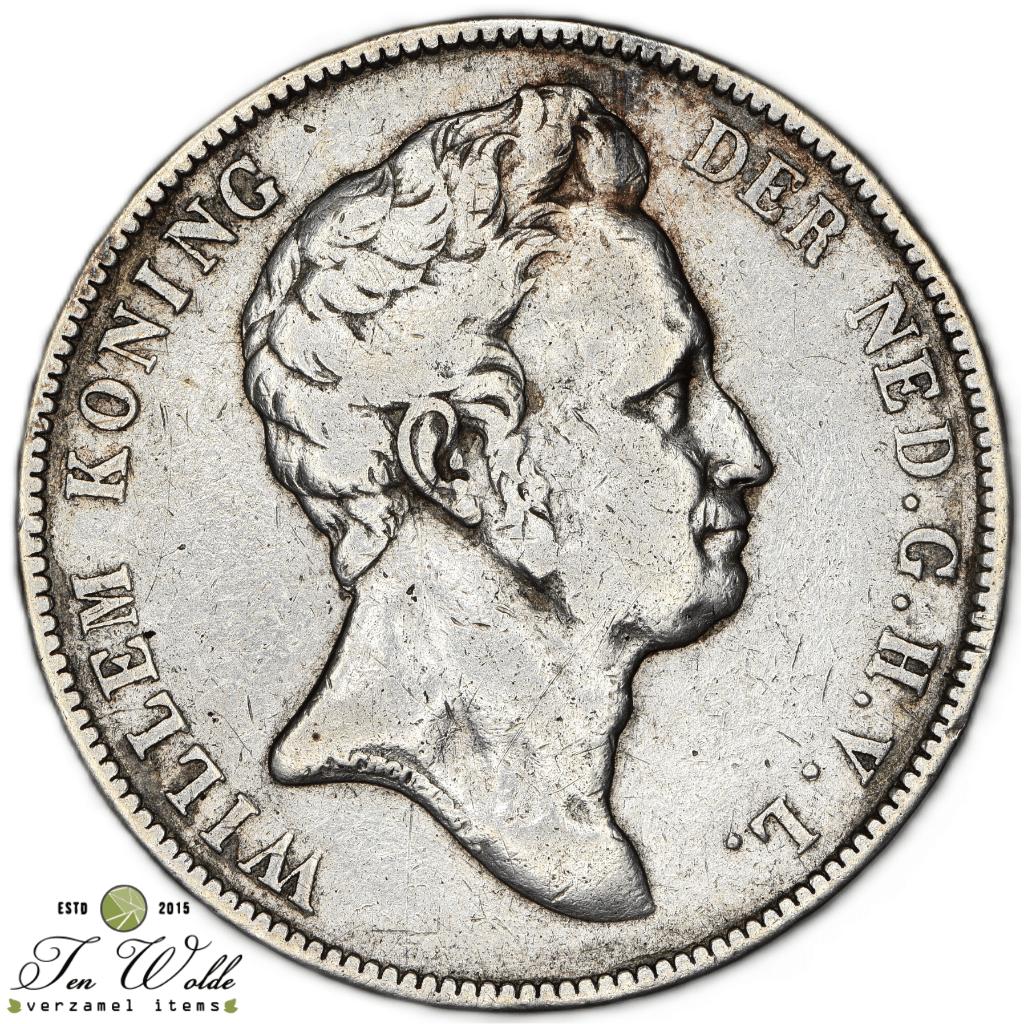 Nederland 1 Gulden 1840, Postzegels en Munten, Munten | Nederland, Losse munt, 1 gulden, Koning Willem I, Zilver, Ophalen of Verzenden