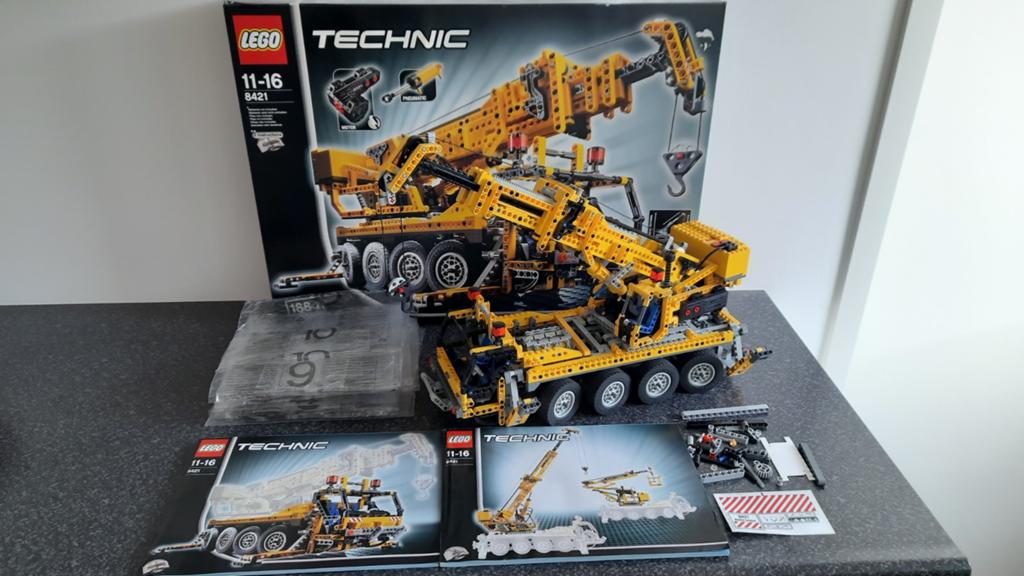 Lego Technic 8421 Mobiele Kraan (incl. doos en stickers), Lego, Compleet, Ophalen of Verzenden, Zo goed als nieuw