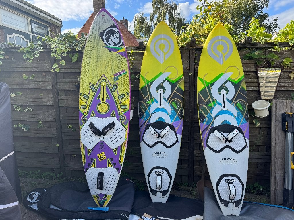Goya Quad, RRD, Simmer Style & AL360 Carbon, Watersport en Boten, Gebruikt, Complete set, Met vin(nen), Ophalen
