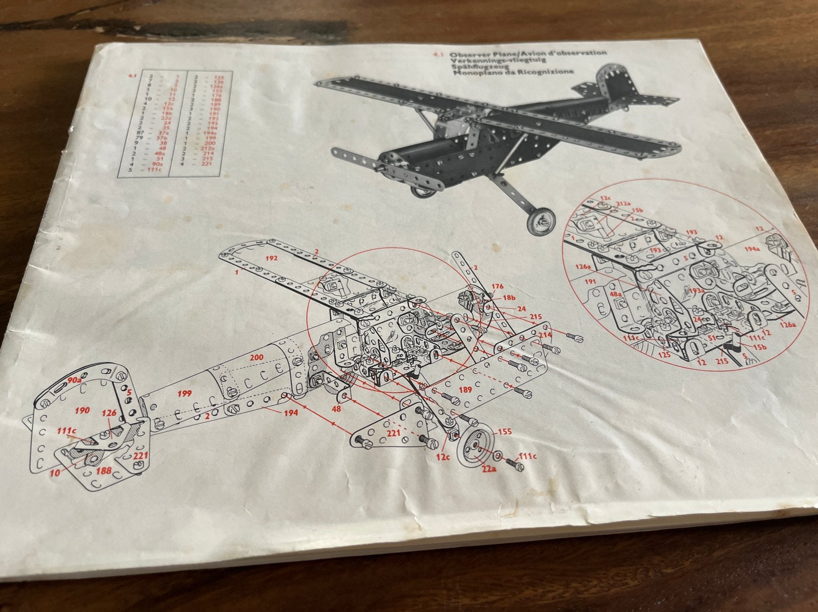 Meccano Bouwinstructies Boekje - Vintage Techniek, Ophalen of Verzenden, Gebruikt