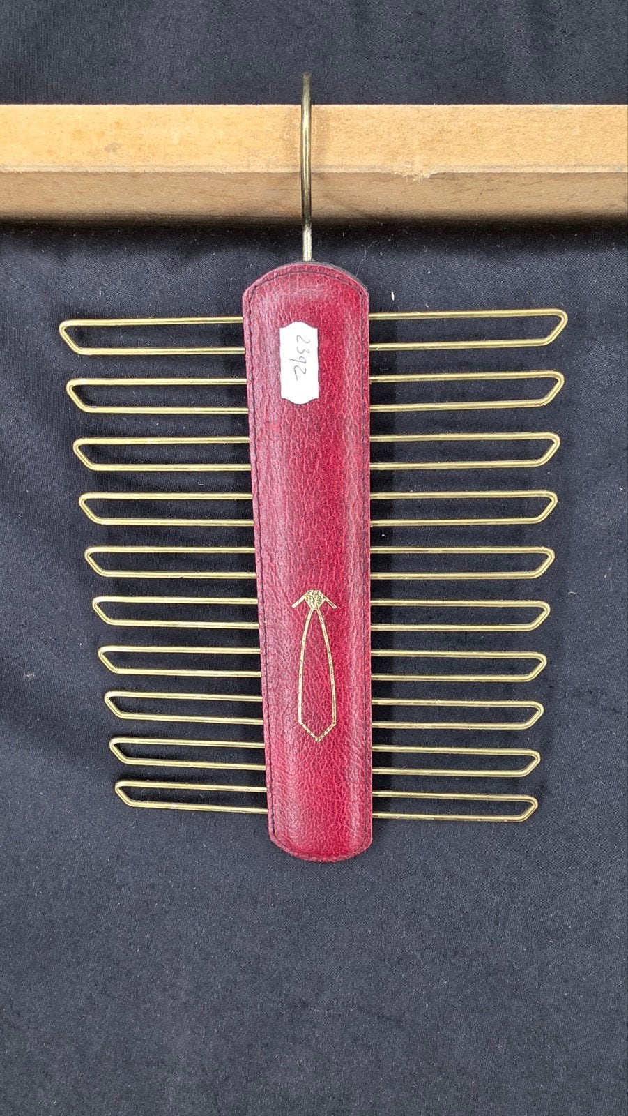 Vintage stropdasrek / stropdashanger, Effen, Onbekend, Zwart, Ophalen of Verzenden
