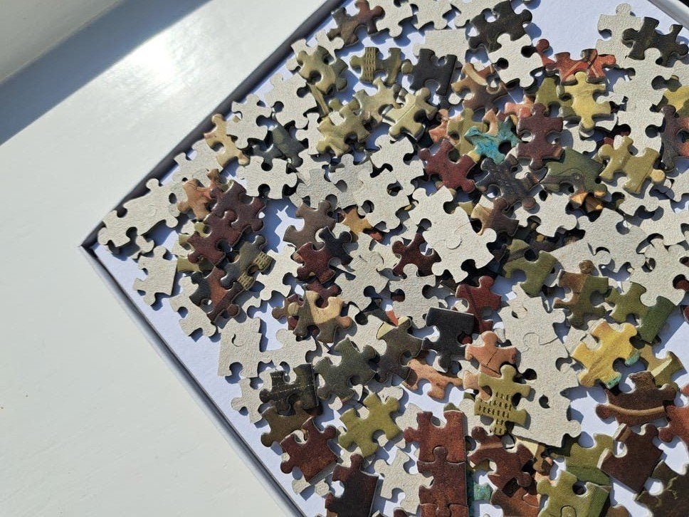 Marius van Dokkum Mini Puzzel meegaan met de tijd- Code 462, Ophalen of Verzenden