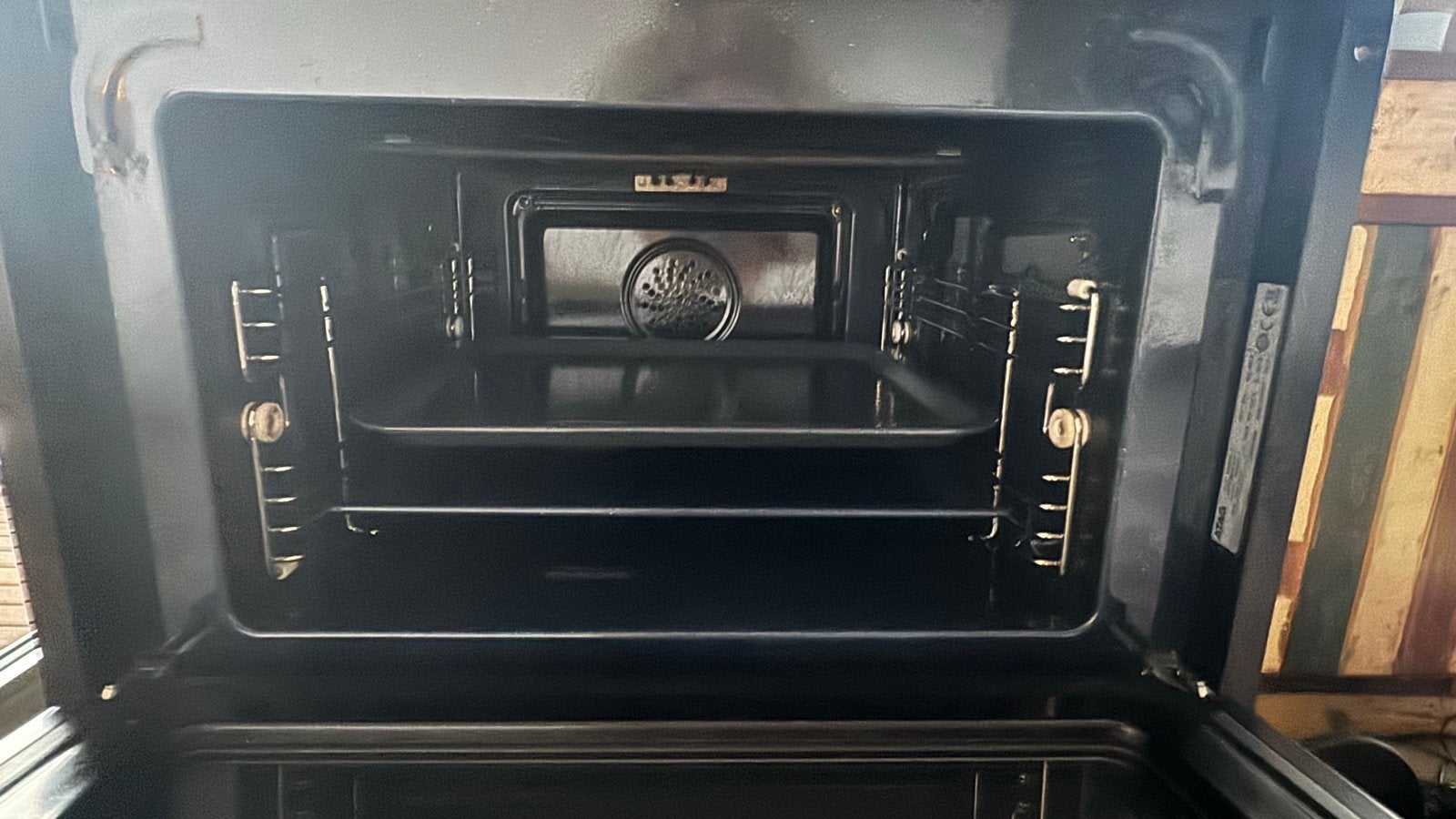 Atag inbouw magnetron & oven - goed onderhoud, Hete lucht, 60 cm of meer, Ophalen of Verzenden, Zo goed als nieuw