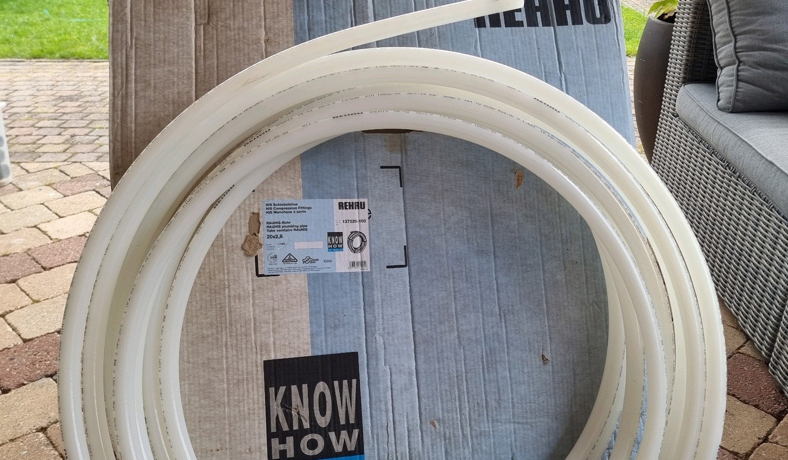 Rehau flexibele leiding buis 25x3.5mm rol c.a. 20 meter, Ophalen, Overige materialen, 6 meter of meer, Overige typen