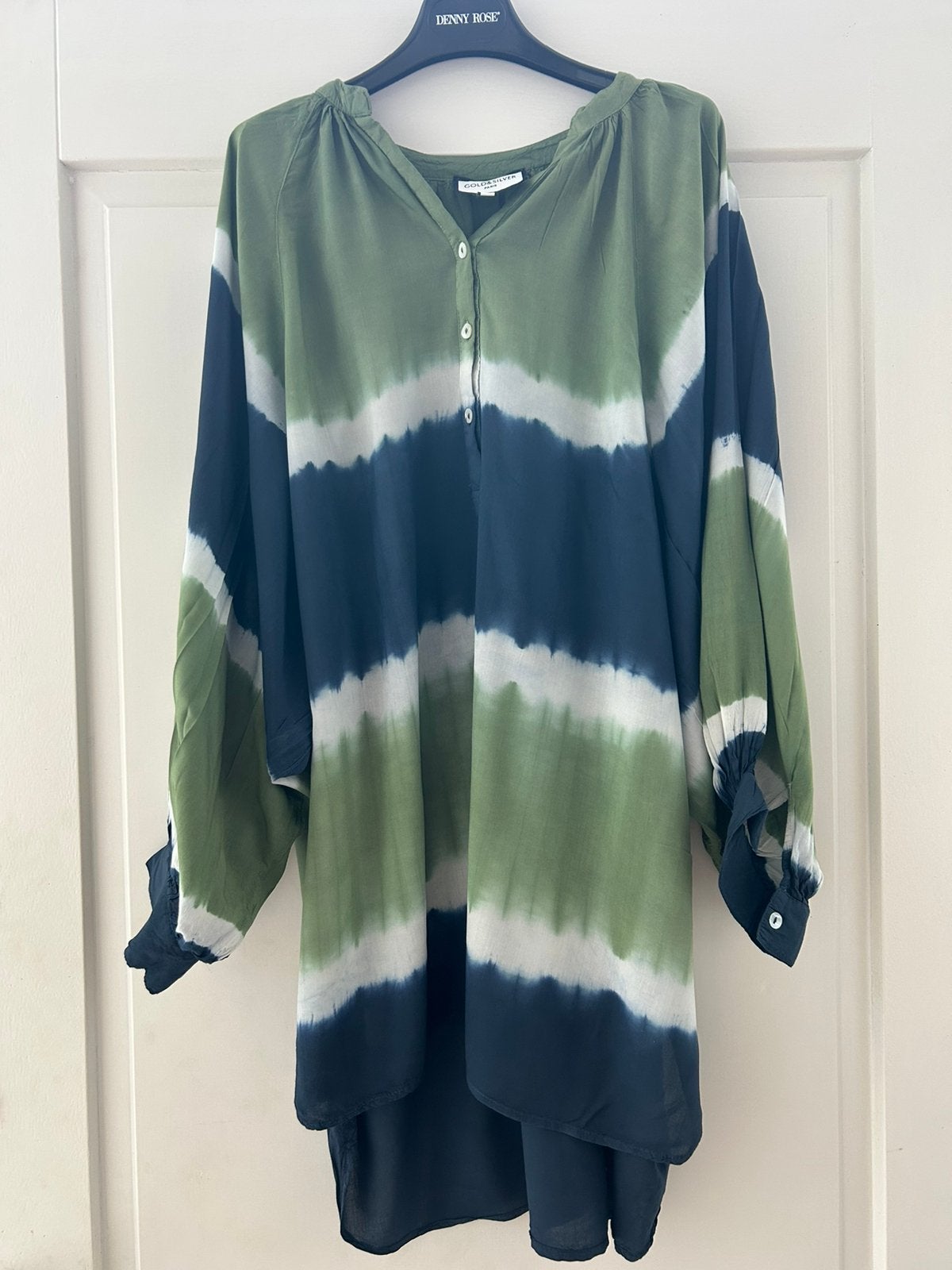 GOLD AND SILVER tuniek Ibizastyle mt TU, Kleding | Dames, -, Verzenden, Parijs, Zo goed als nieuw