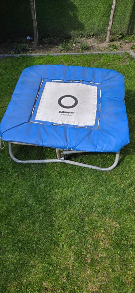 Eurotramp Trampoline - Gebruikt, 110x110cm, Ophalen, Gebruikt