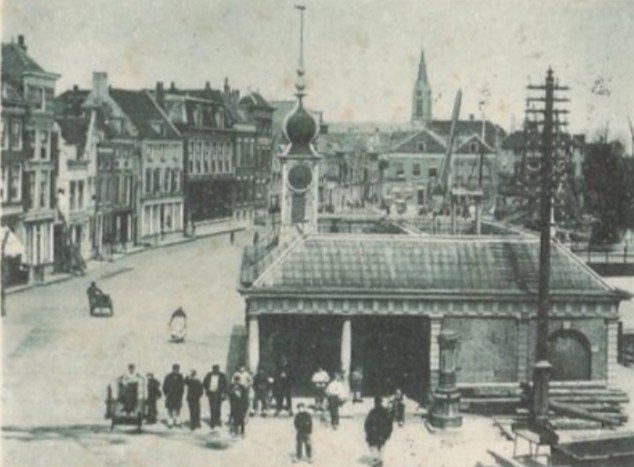 Prachtige groete uit Vlaardingen 17 augustus 1900, Verzenden, Voor 1920, Gelopen, Zuid-Holland