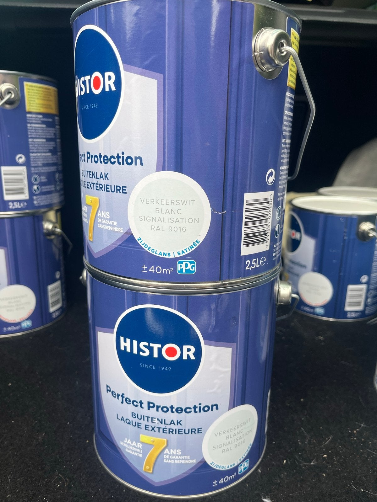 Histor Perfect Protection Buitenlak Zijdeglans RAL 9016, Ophalen of Verzenden, Nieuw