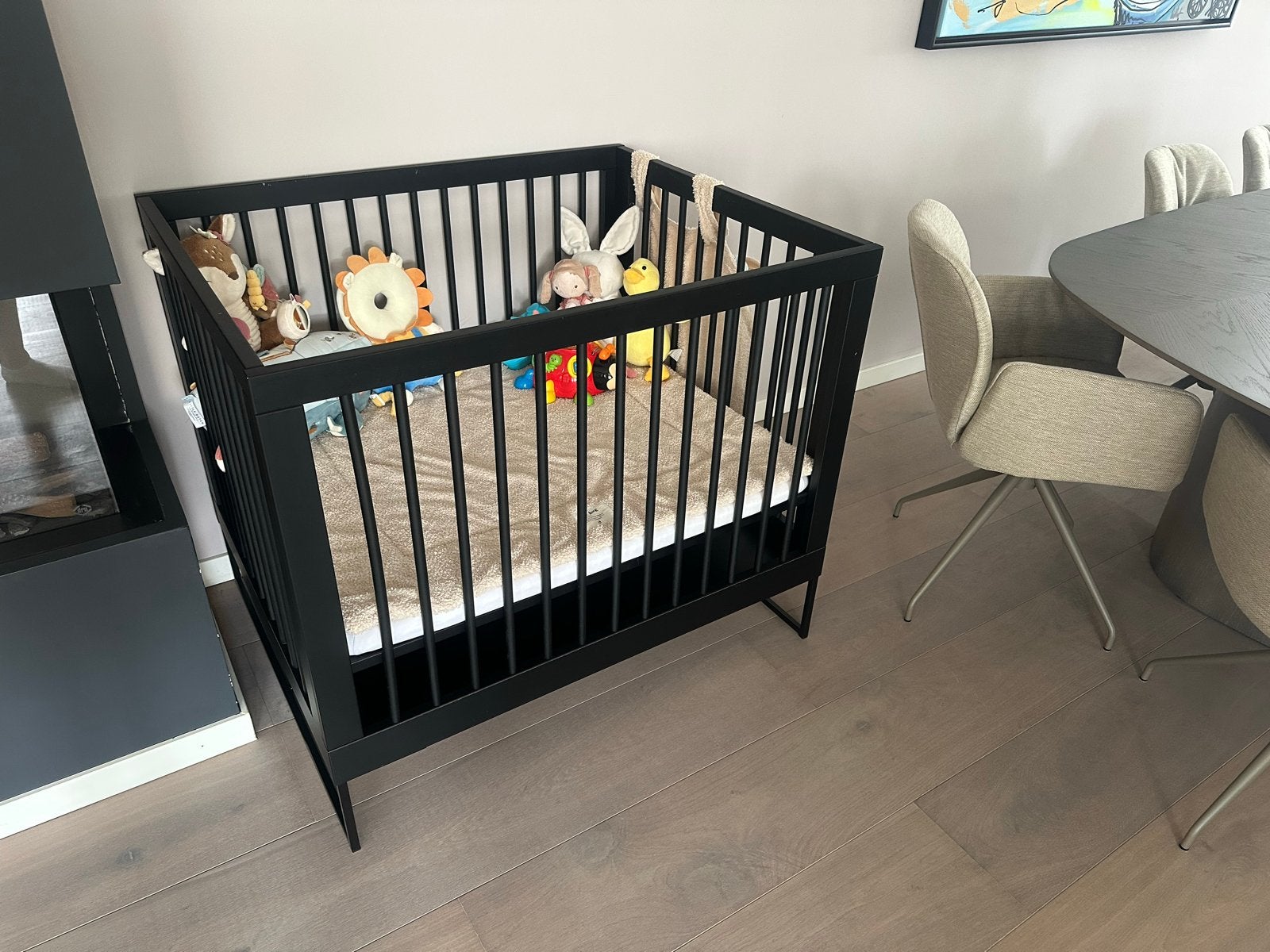 Kidsmill modular box zwart met verstelbare bodem, Ophalen, Gebruikt, Rechthoekig, In hoogte verstelbaar