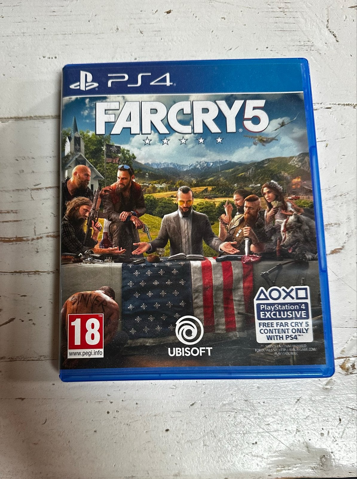 Far Cry 5 PS4 - Actie/Avontuur Game, Spelcomputers en Games, Avontuur en Actie, Online, Vanaf 18 jaar, 1 speler