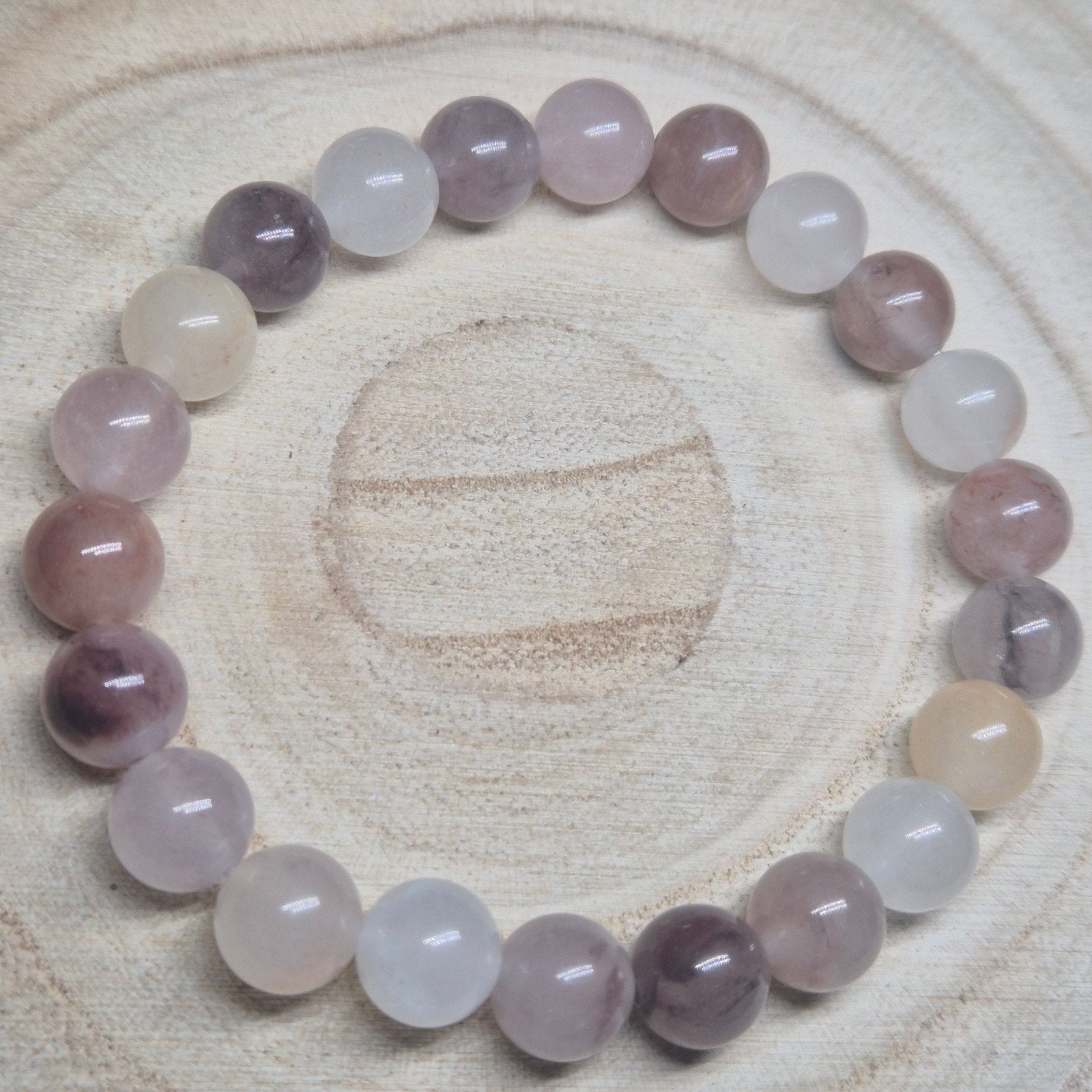 Maansteen/zonnesteen mix armband, Ophalen of Verzenden, Nieuw