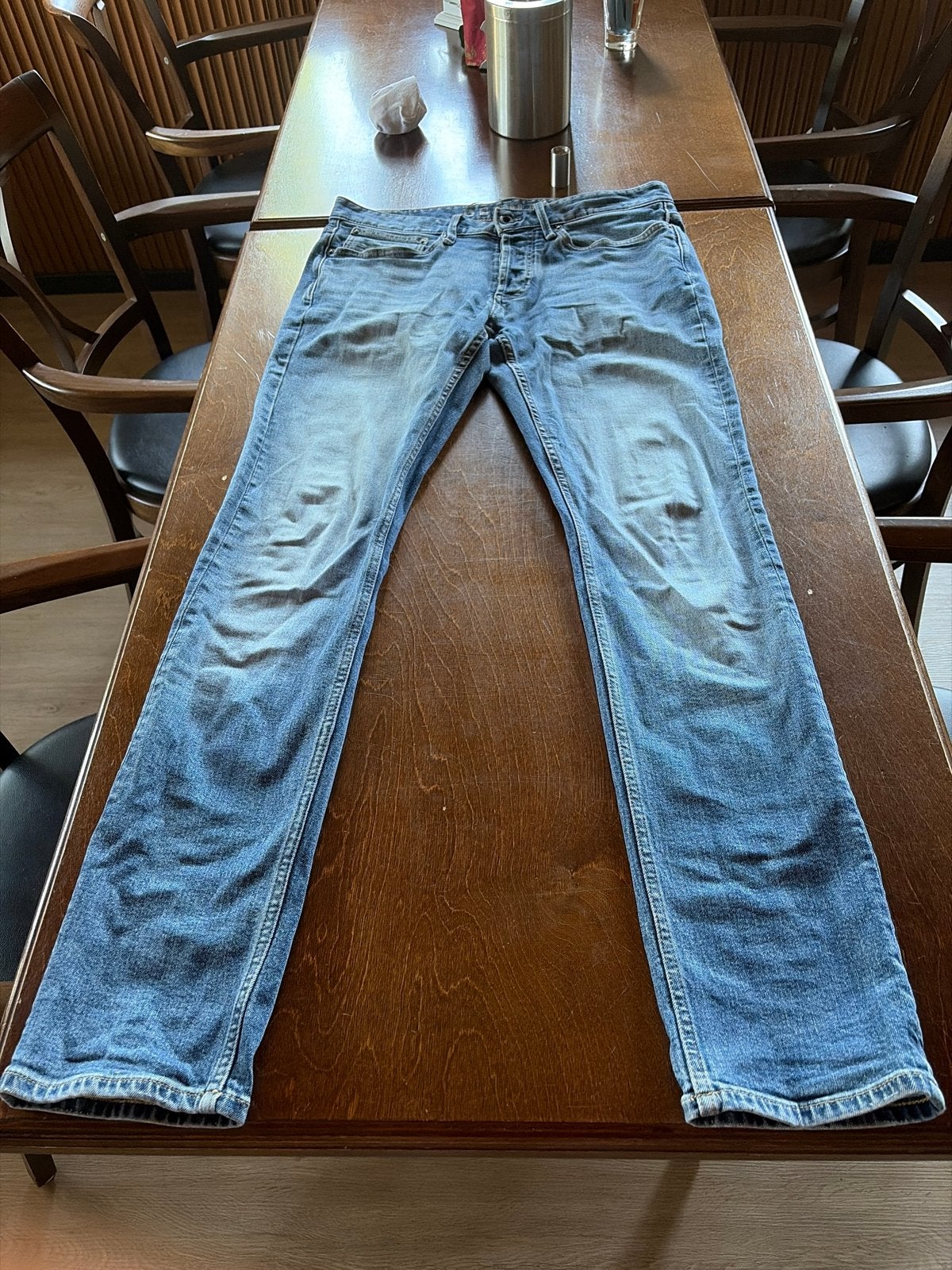 Denham Razor Slim Fit Jeans W33 L34, Ophalen of Verzenden, Gedragen, Blauw, W33 - W34 (confectie 48/50)