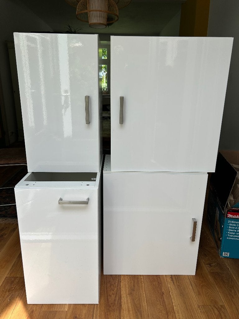 IKEA Keukenkasten - Zo goed als nieuw, ideaal voor bijkeuken, Ophalen, Minder dan 50 cm, Wit, Zo goed als nieuw