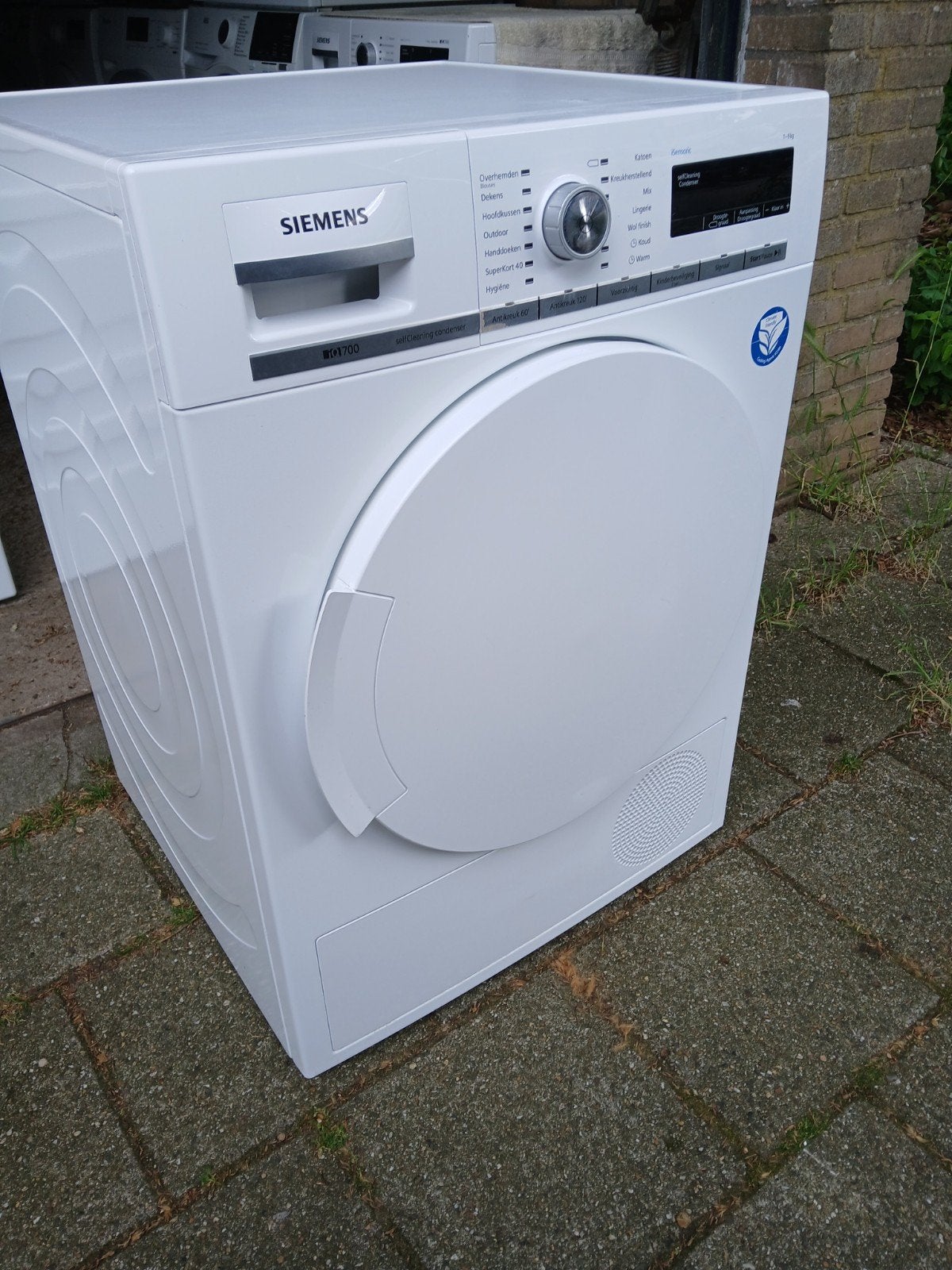 warmtepompdroger Siemens iq700 9kg A++ nieuwstaat!, Witgoed en Apparatuur, Wasdrogers, Ophalen, Minder dan 85 cm, Overige typen