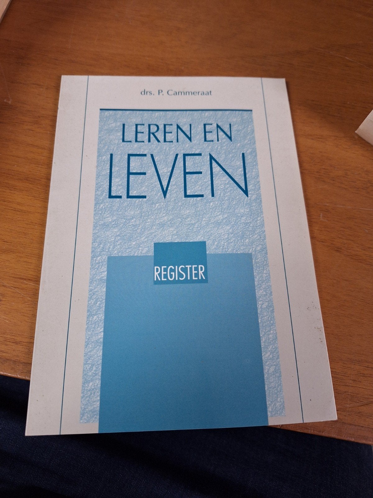 Leren en leven, P. Cammeraat 4 delen en register WD014/09, Ophalen of Verzenden, Zo goed als nieuw