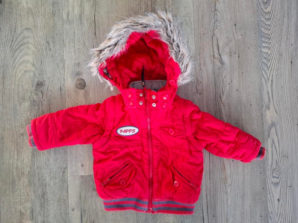 Noppies jas + bodywarmer maat 68, Kinderen en Baby's, Ophalen of Verzenden, Zo goed als nieuw, Jongetje of Meisje, Jasje
